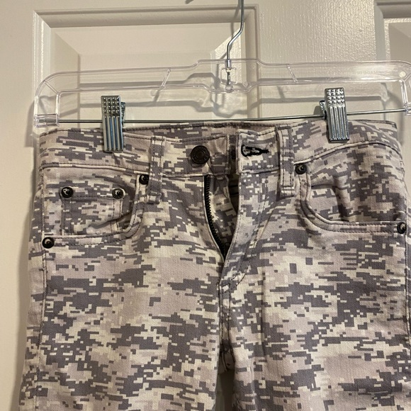 Rag & Bone Grey Camo Skinny Jeans Size 24 Style# W1502O337 - Picture 5 of 11